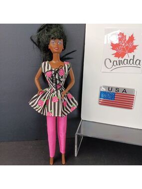 Vintage Mattel Barbie Black African American 1987 Twist And Turn Waist 1966